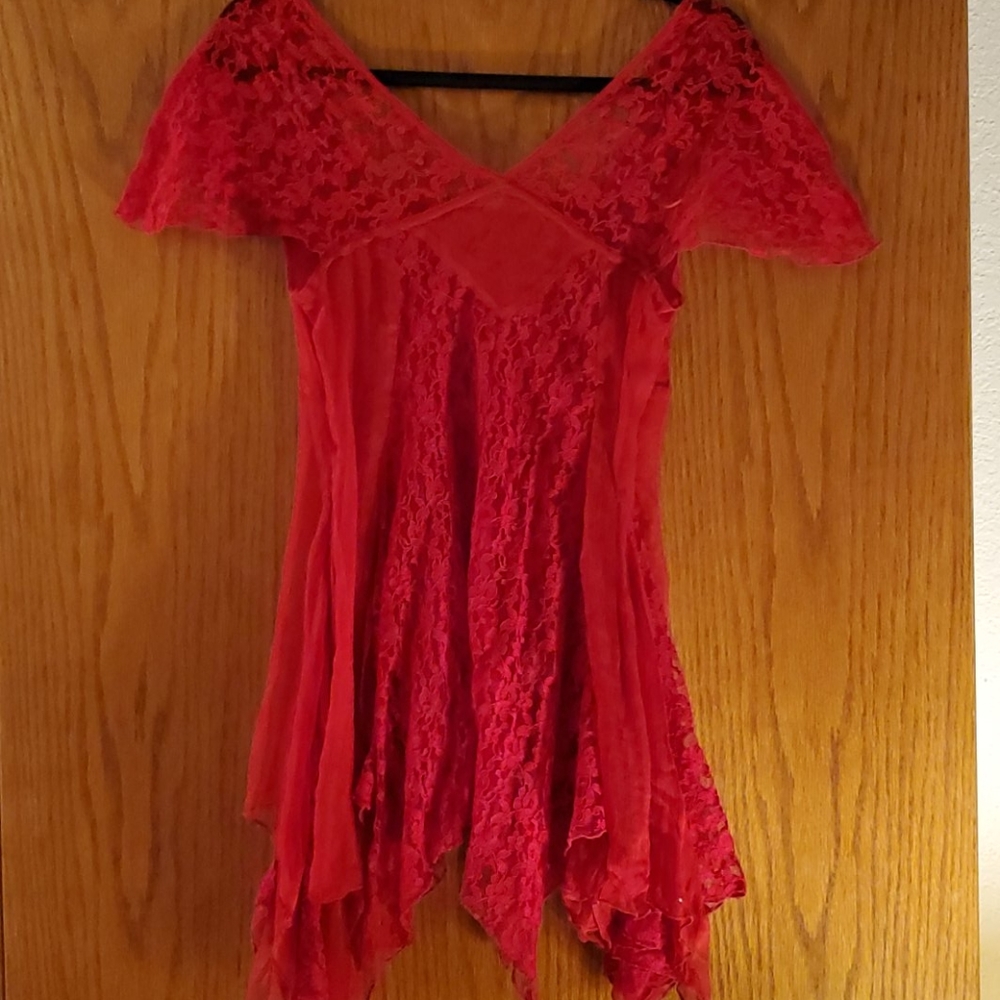 Free People On a Whim lace top (rare) - Picture 8 of 8